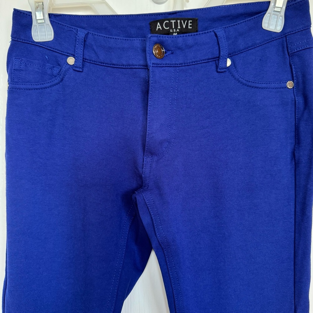Active USA Low Rise Women's Blue Skinny Jeans - Picture 3 of 8